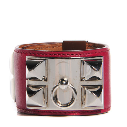 Hermes Swift Collier De Chien CDC Bracelet Small Rubis 1 of 6