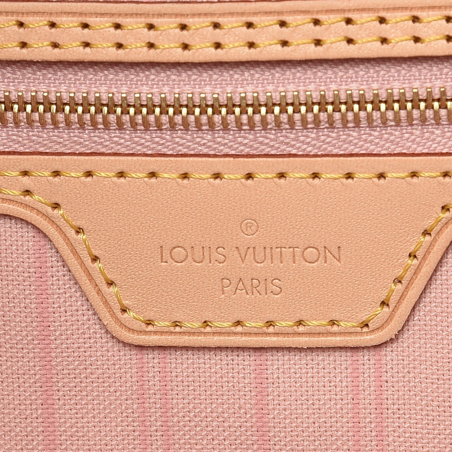 Damier Azur Neo Neverfull MM Rose Ballerine