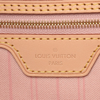 Louis Vuitton Damier Azur Neo Neverfull MM Rose Ballerine 16 of 19