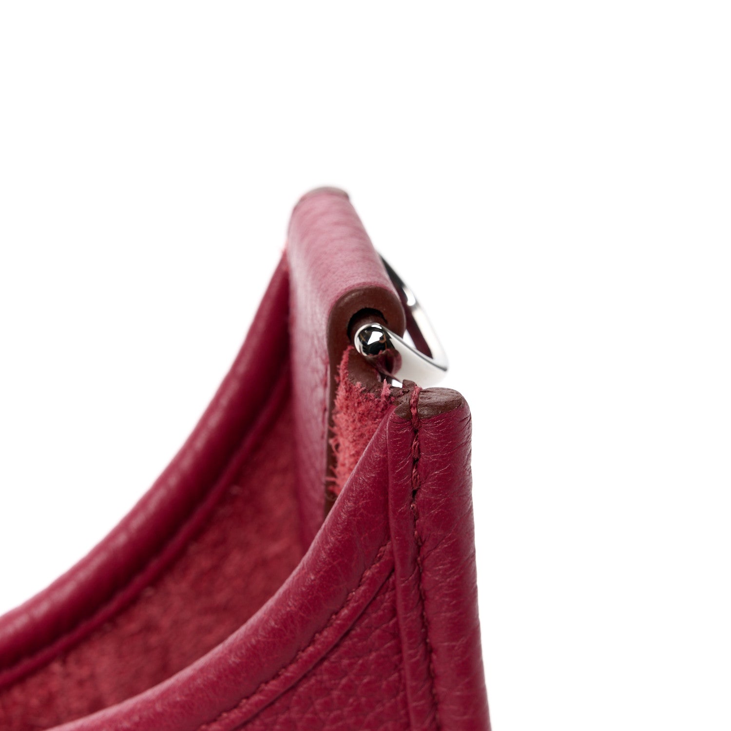 Hermes Taurillon Clemence Evelyne III GM Rubis 12 of 13