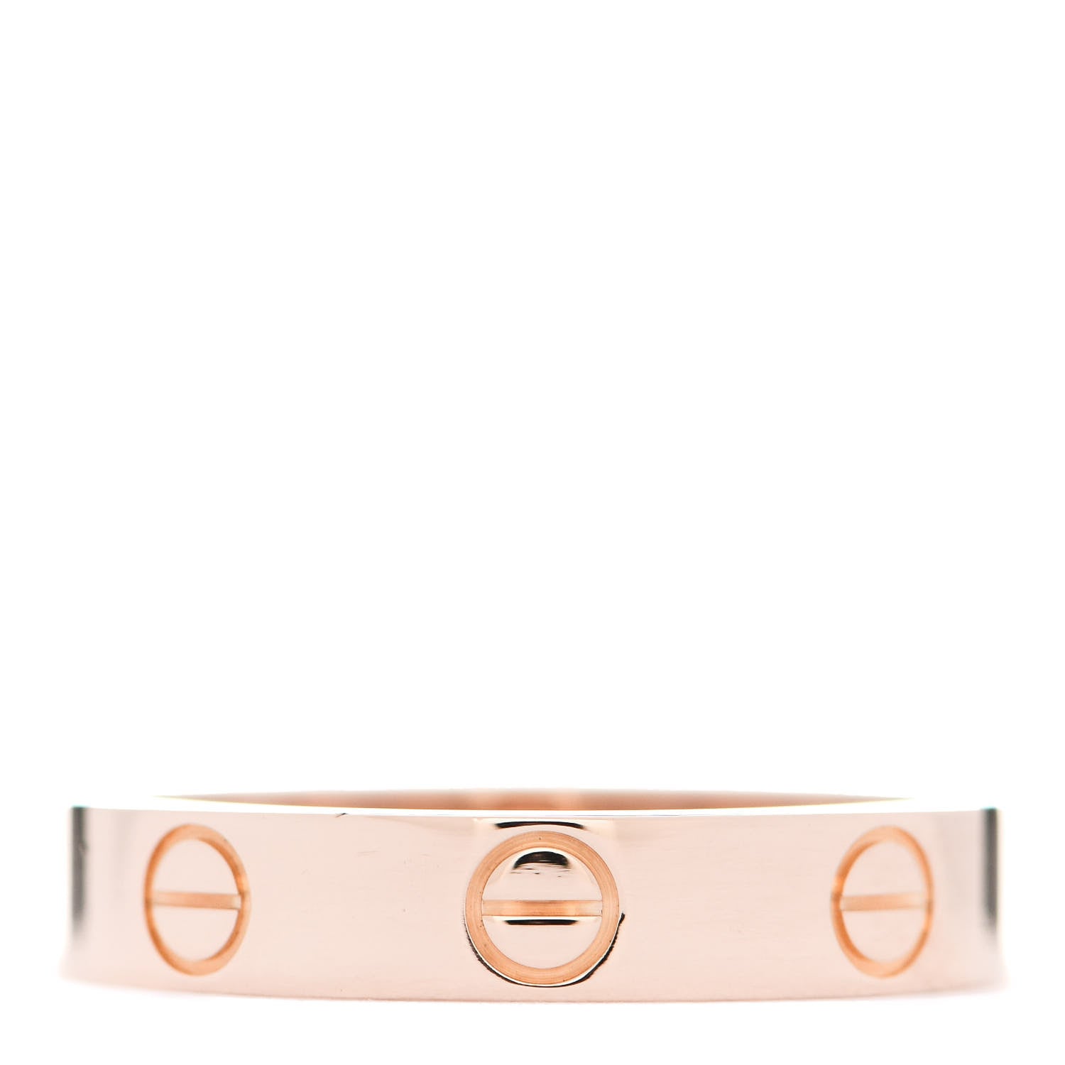 Cartier 18K Pink Gold 3.5mm LOVE Wedding Band Ring 50 5.25 3 of 4