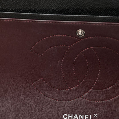Chanel Caviar Quilted Jumbo Double Flap Black 8 of 14