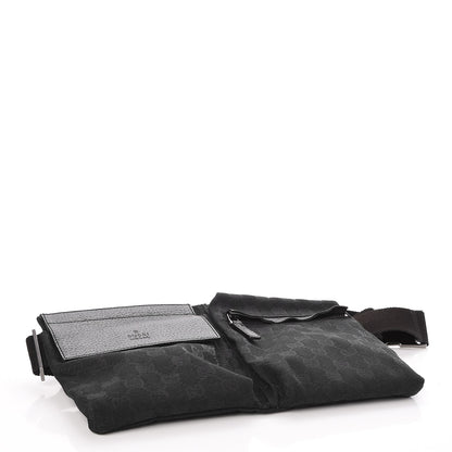 Gucci GG Monogram Double Pocket Belt Bag Black 4 of 8