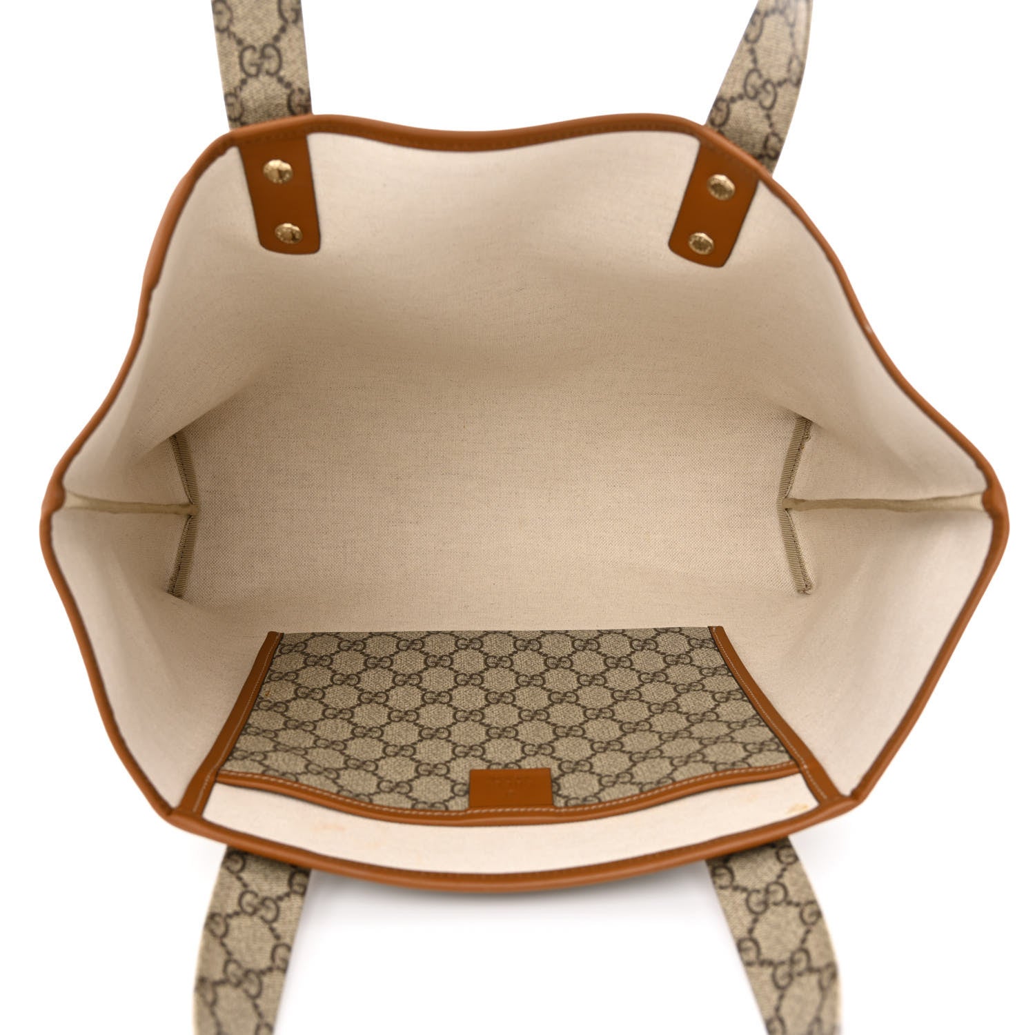 Gucci GG Plus Monogram Medium Signature Web Loop Tote Brown 5 of 10