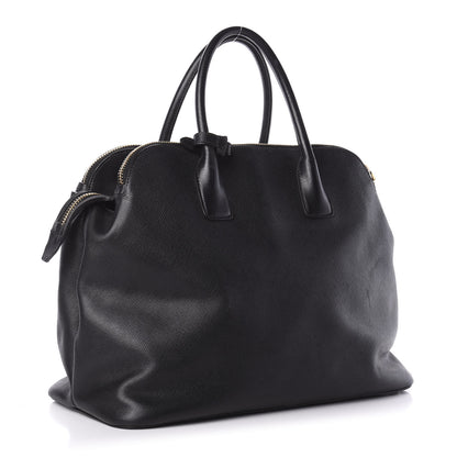 Prada Saffiano Cuir Top Handle Dome Tote Black 3 of 11