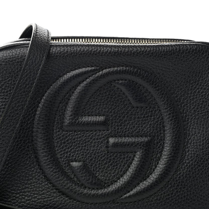 Gucci Pebbled Calfskin Small Soho Disco Bag Black 8 of 15