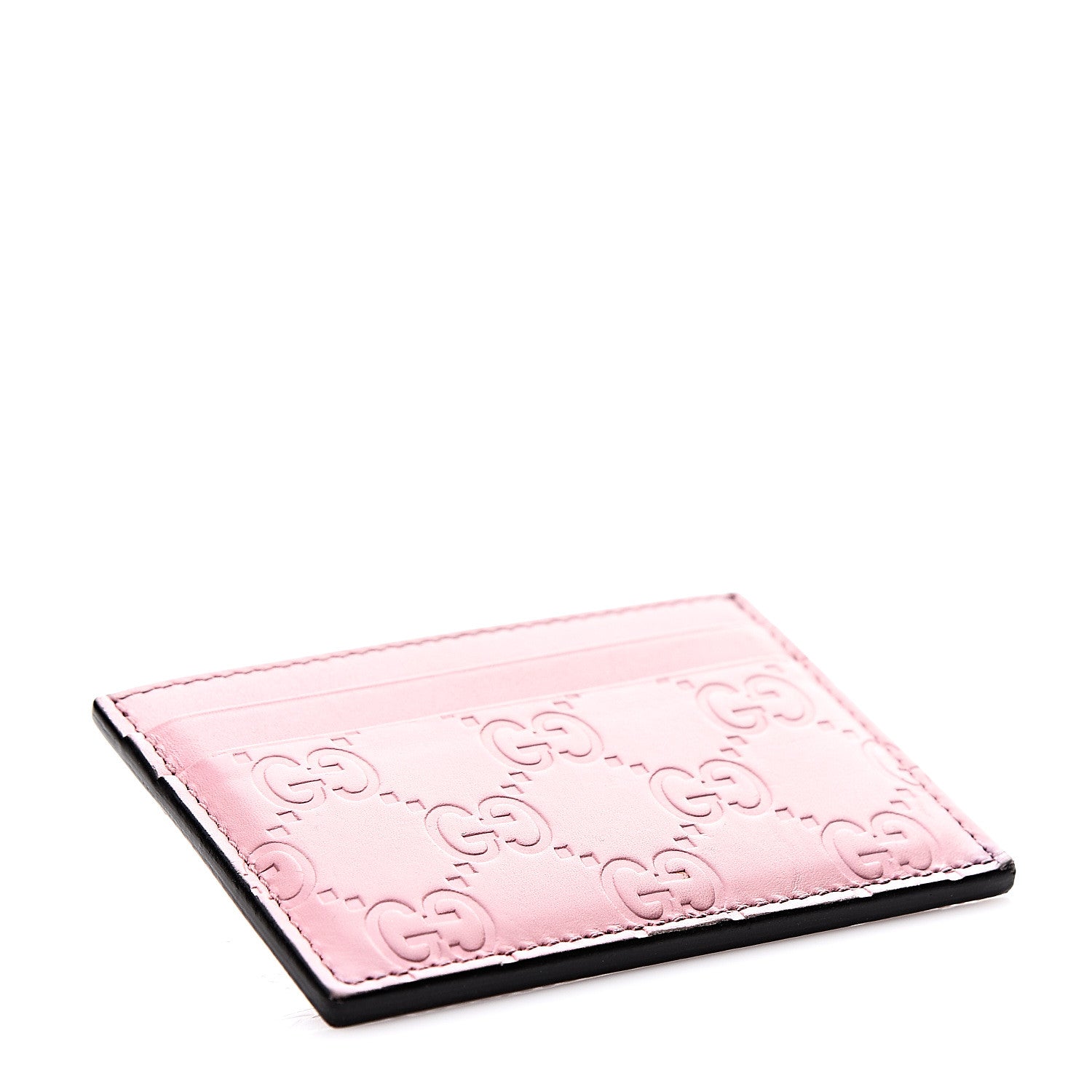 Gucci Guccissima Card Holder Pink 3 of 5