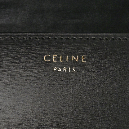 Celine Box Calfskin Small Classic Box Flap Bag Black 6 of 9