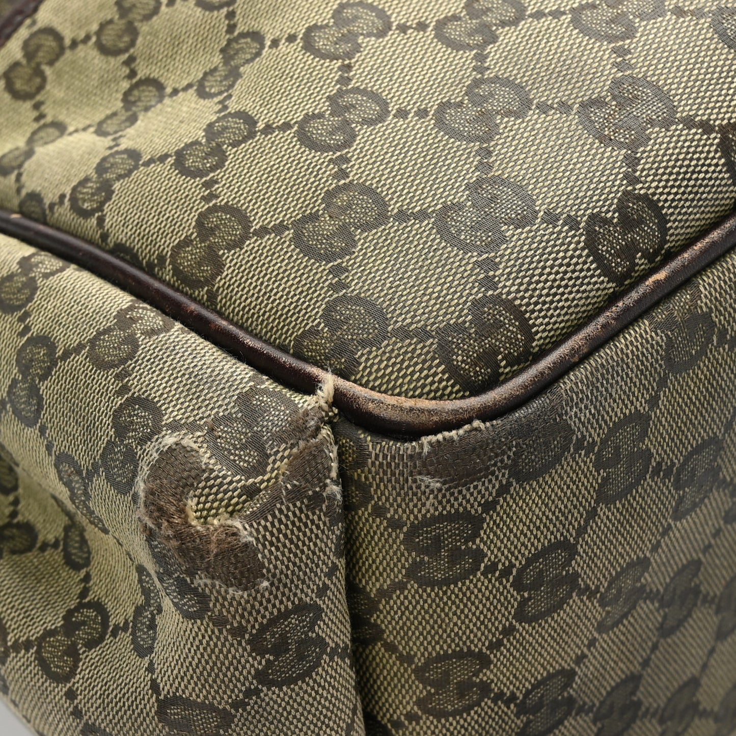 Monogram Large Diaper Bag Dark Brown