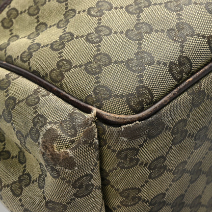 Gucci Monogram Large Diaper Bag Dark Brown 7 of 10