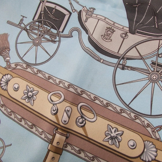 Silk Scarf Nouvelle Voitures Vintage Cars