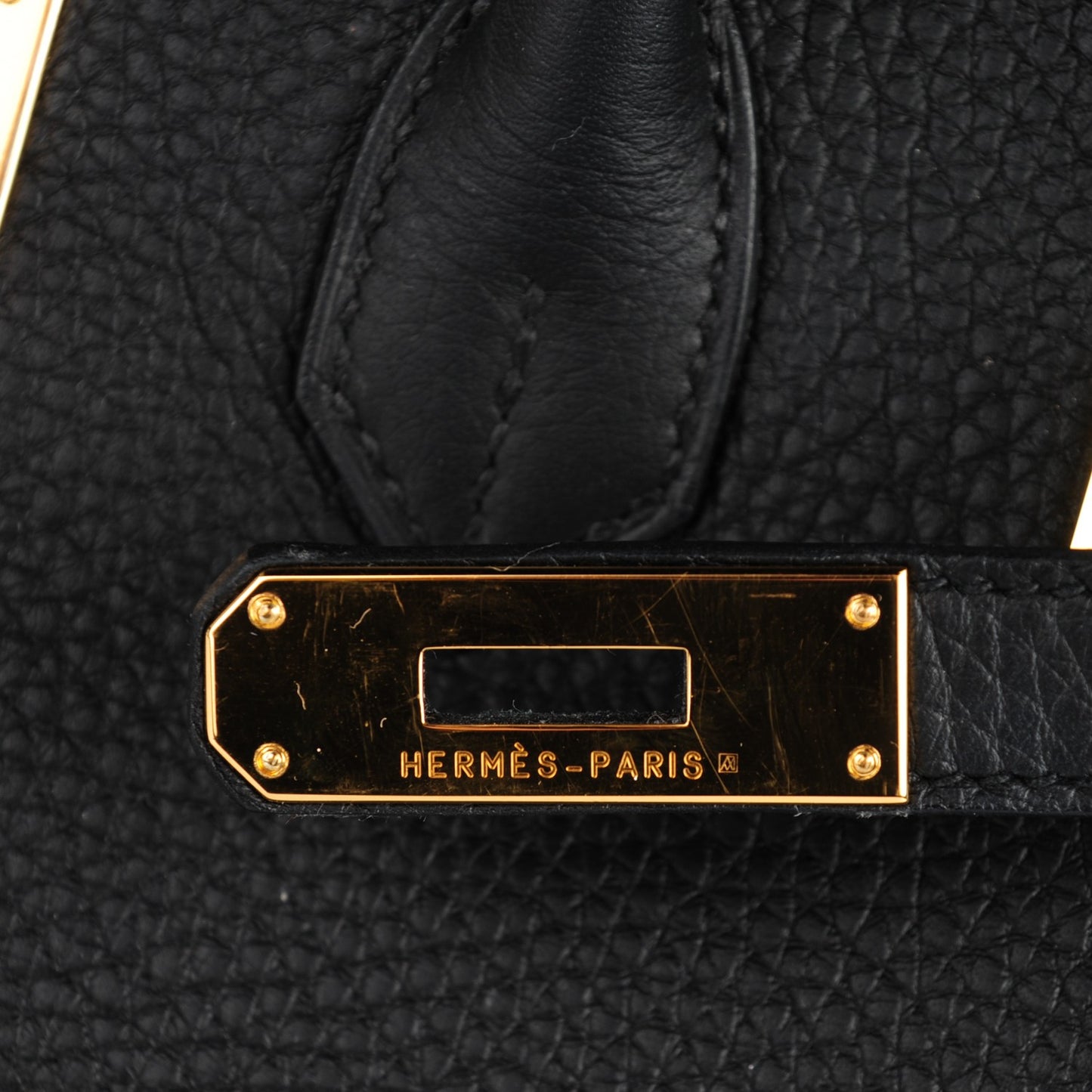 Taurillon Clemence Birkin 35 Black