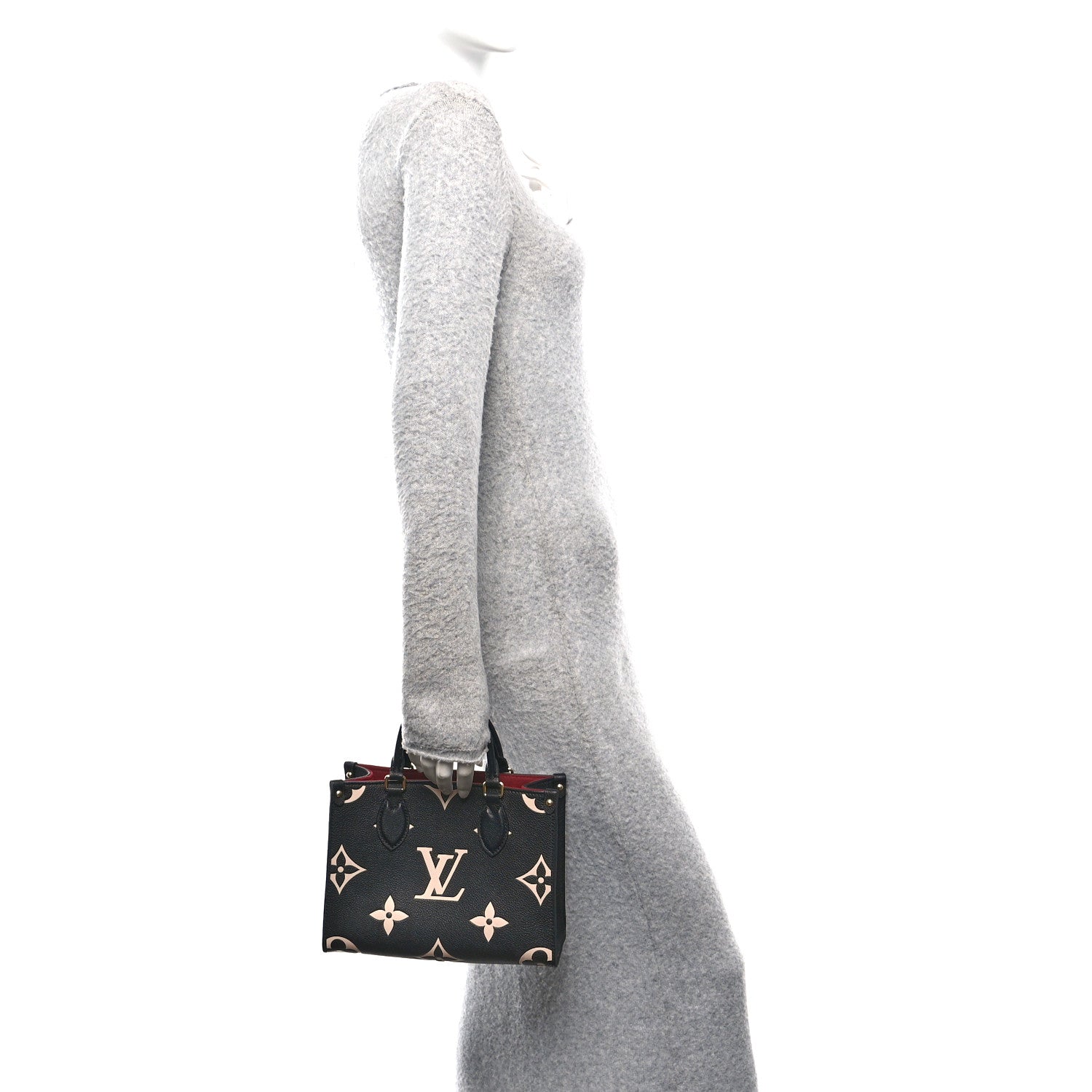 Louis Vuitton Empreinte Monogram Giant Onthego PM Black Beige 4 of 11