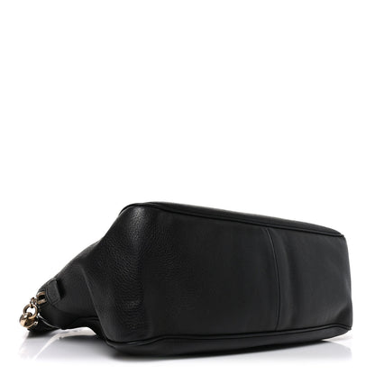 Gucci Pebbled Calfskin Medium Soho Bowler Black 4 of 12