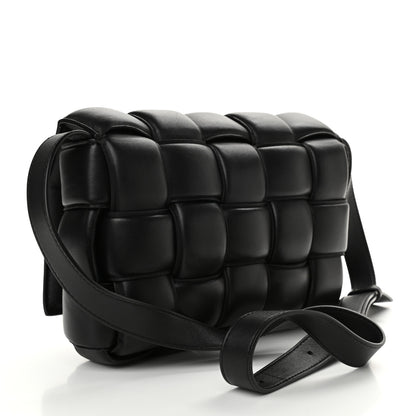 Bottega Veneta Nappa Maxi Intreccio Padded Cassette Crossbody Bag Black 3 of 9