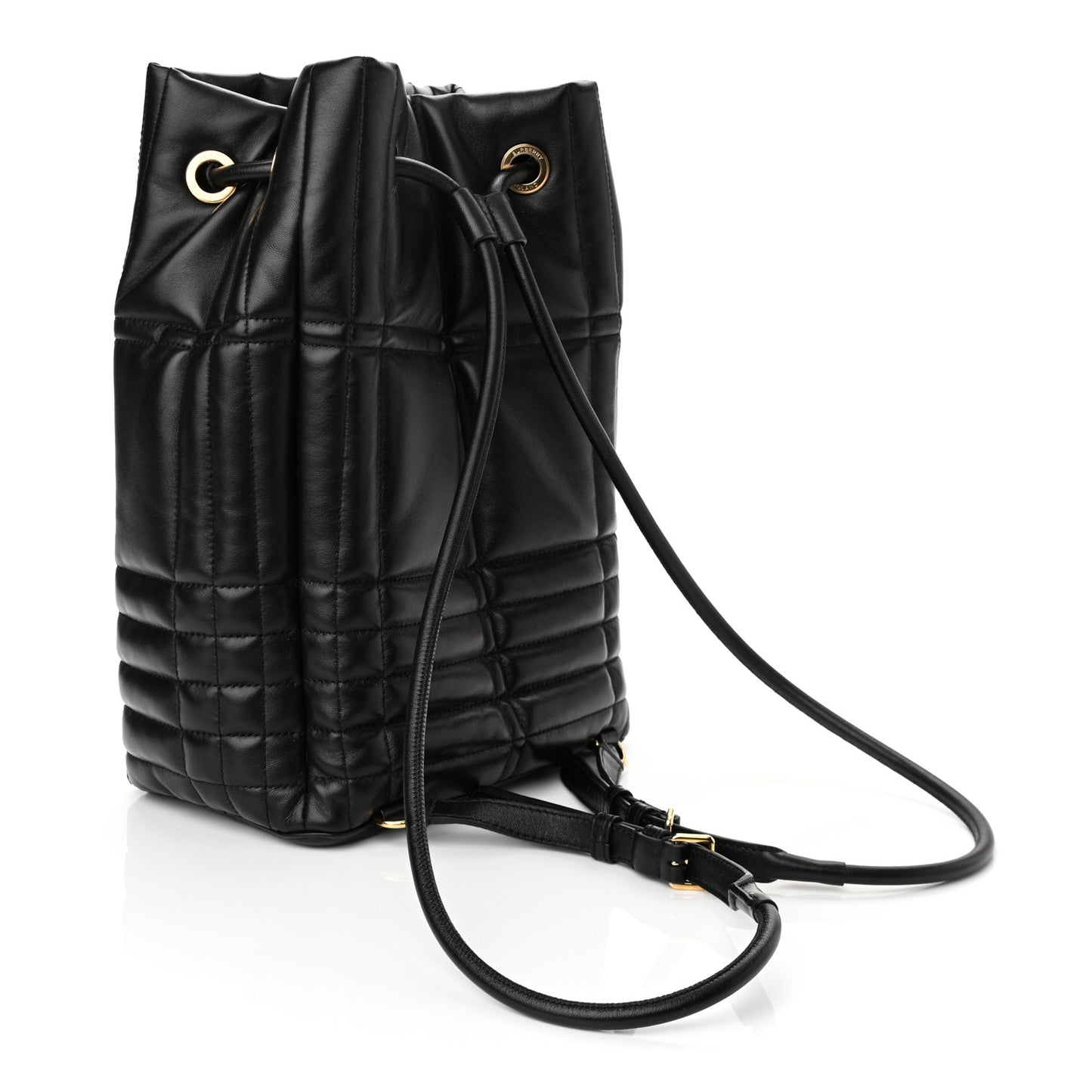 Lambskin Quilted Medium Lola Backpack Black