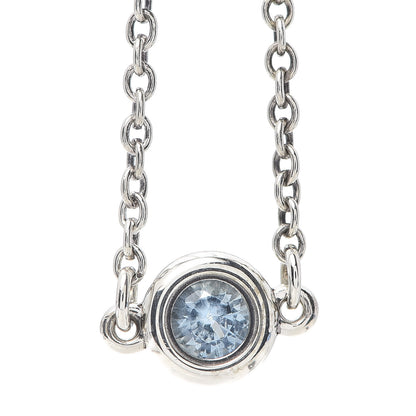 Tiffany Sterling Silver Aquamarine Elsa Peretti Color By The Yard Bracelet 4 of 6