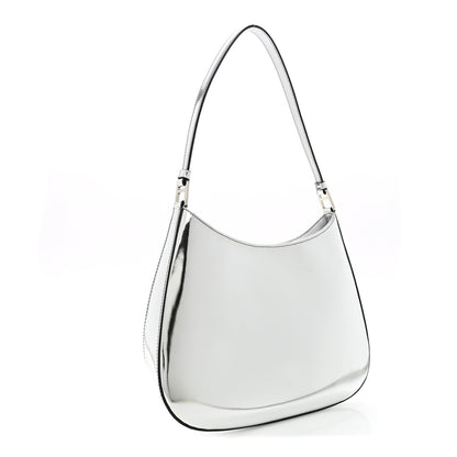 Prada Spazzolato Cleo Shoulder Bag Argento 3 of 11