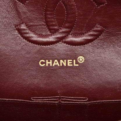 Chanel Lambskin Quilted Medium Double Flap Black 6 of 21