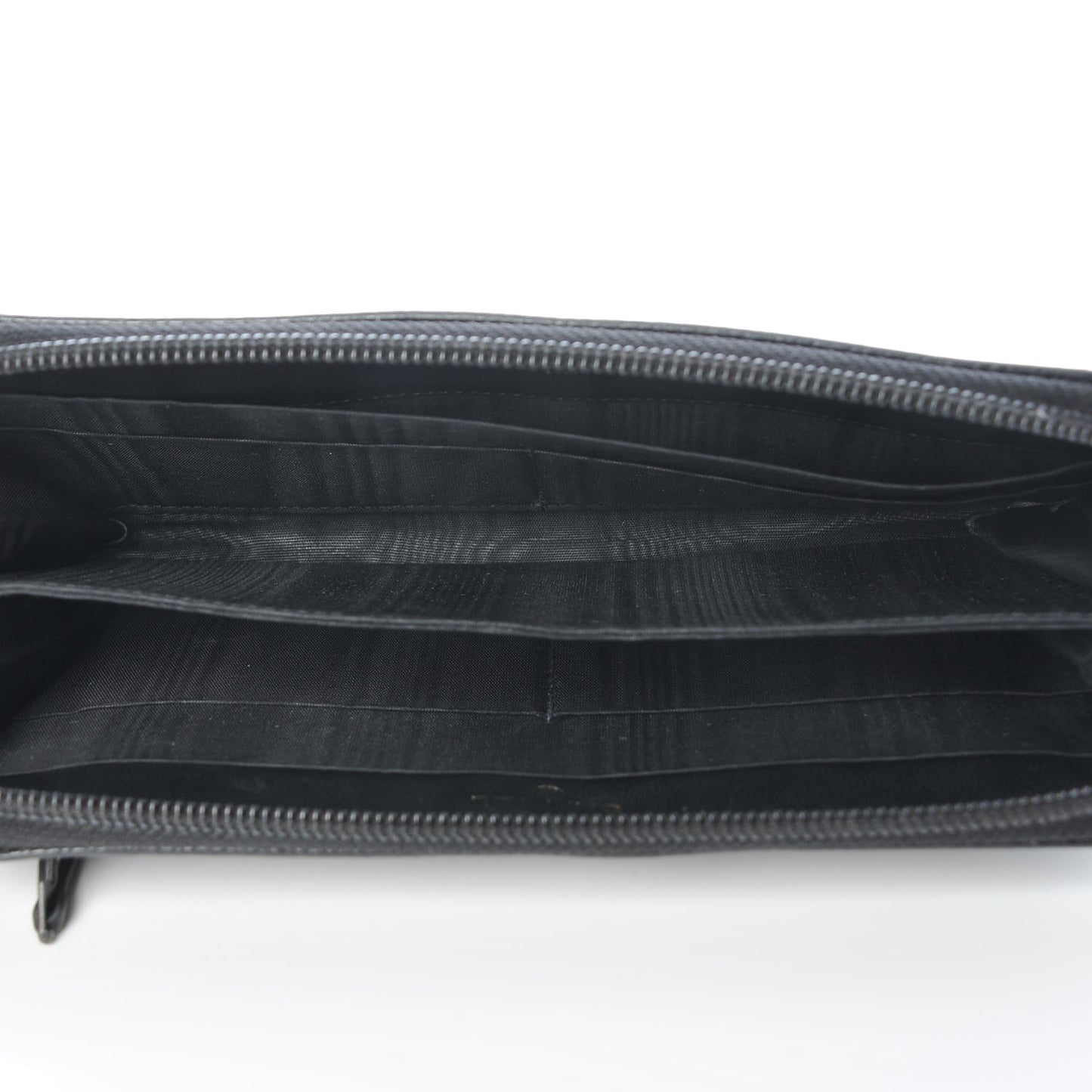 Caviar Timeless CC Zip Around Wallet Black