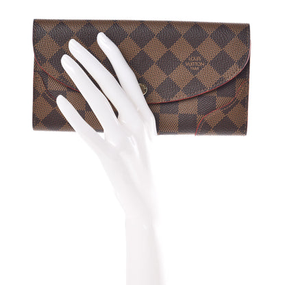 Louis Vuitton Damier Ebene Caissa Wallet Cherry 2 of 6