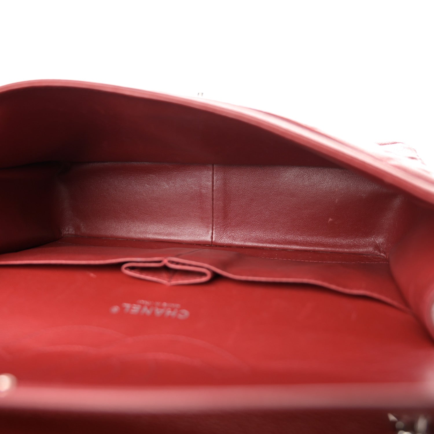 Chanel Caviar Quilted Jumbo Double Flap Dark Red 5 of 16