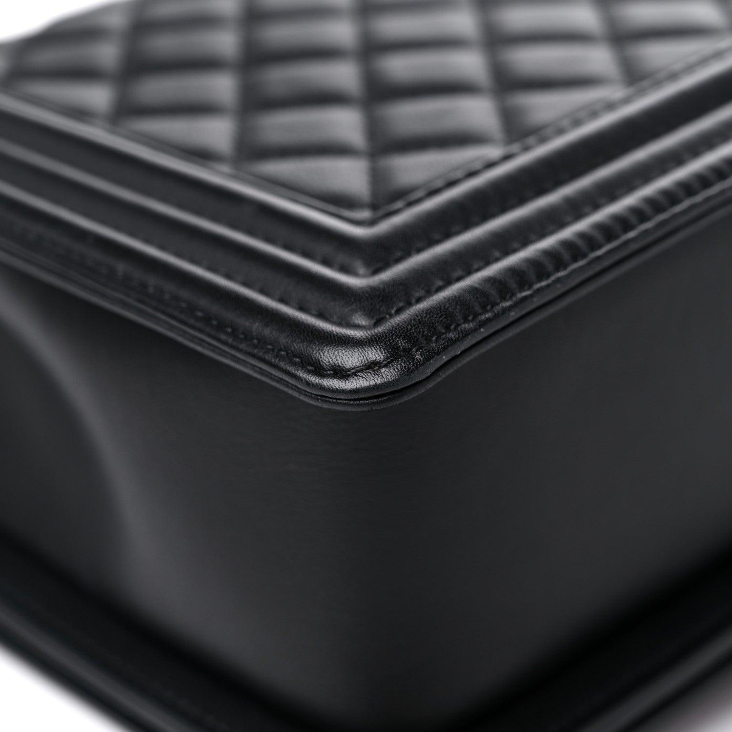 Chanel Calfskin Quilted New Medium Boy Flap Black 9 of 12