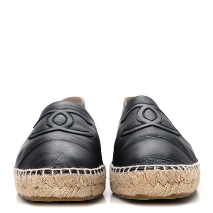 Chanel Lambskin CC Espadrilles 40 Black 3 of 11