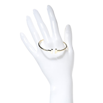 Tiffany 18K Yellow Gold T Wire Bracelet 2 of 4