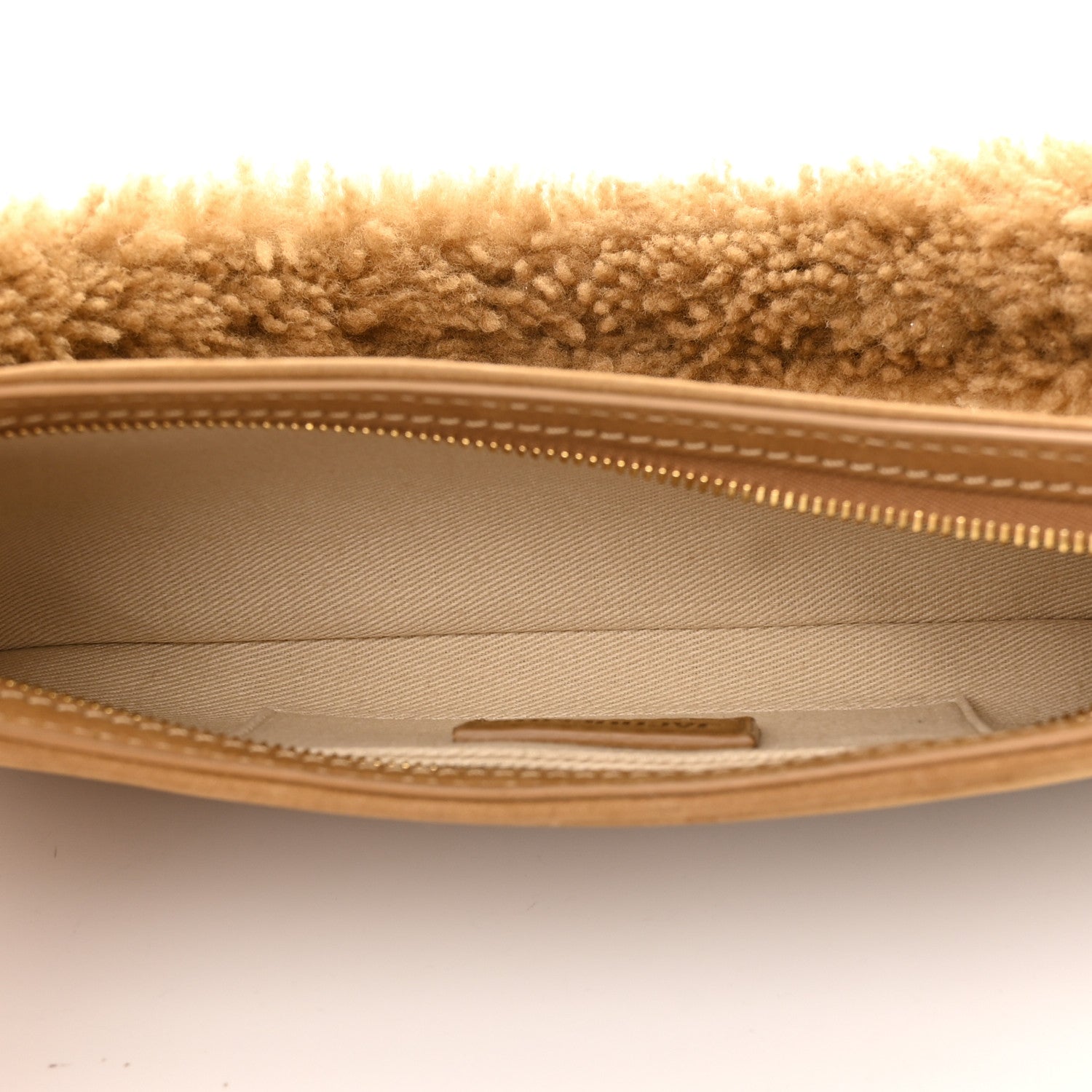 Jacquemus Suede Shearling Le Bisou Doux Camel 5 of 9