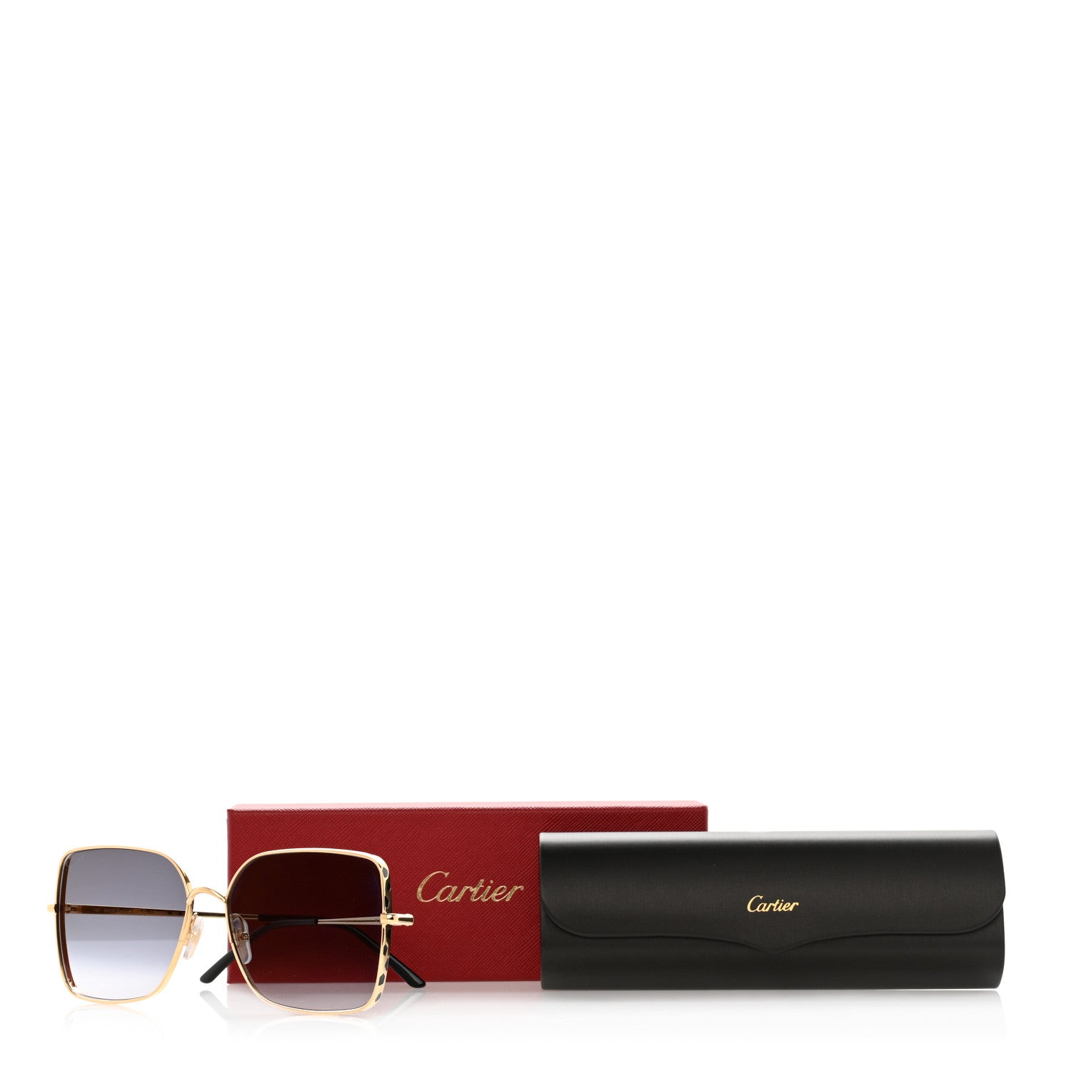 Cartier Panthere de Cartier Sunglasses CT0299S Gold Black 8 of 8