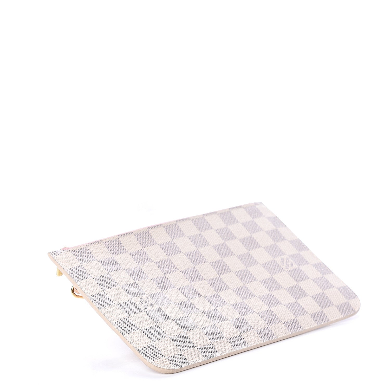 Louis Vuitton Damier Azur Neverfull MM GM Pochette Rose Ballerine 3 of 5
