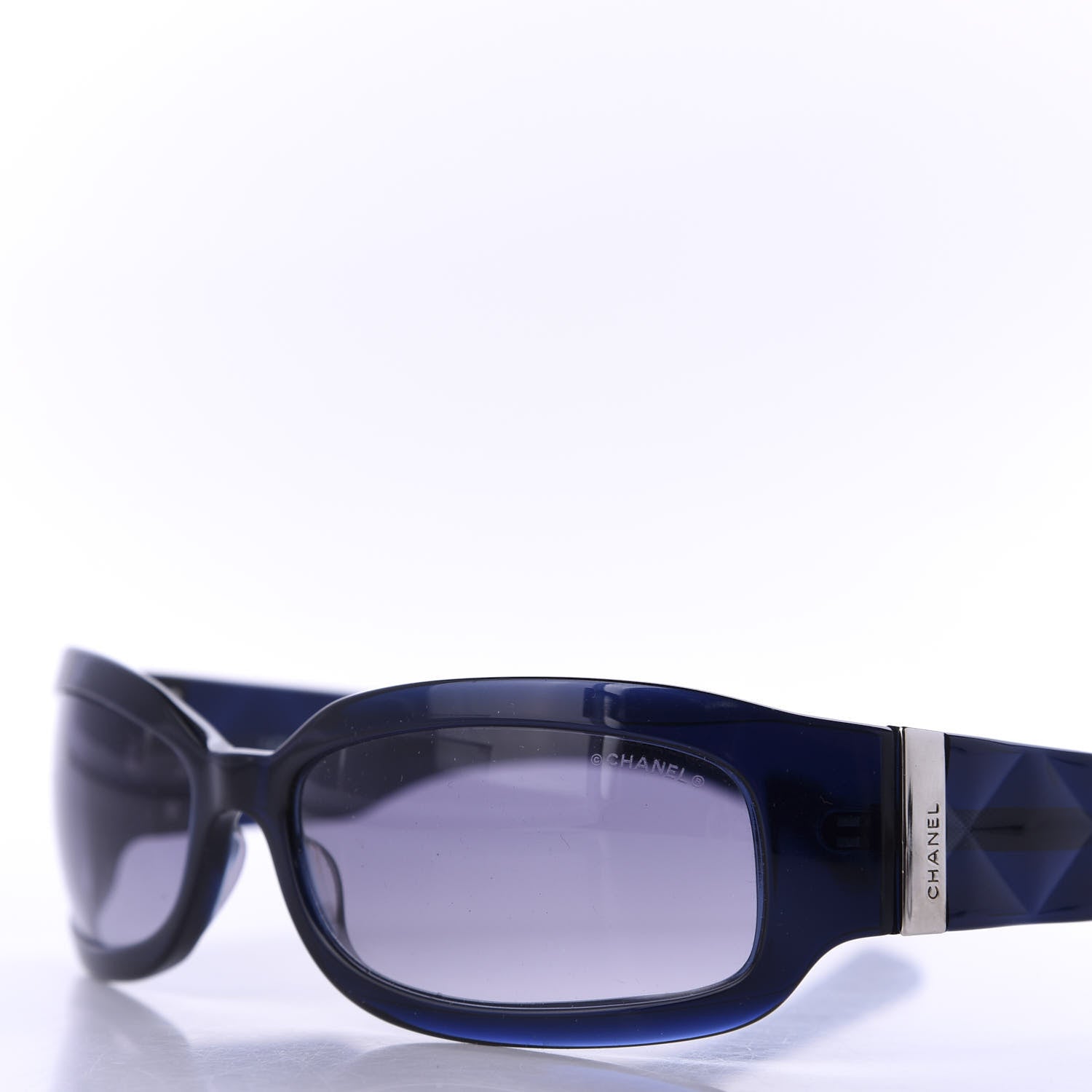 Chanel Quilted CC Sunglasses 5052 Navy 7 of 7