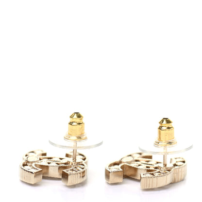 Chanel Pearl CC Earrings Gold 4 of 5