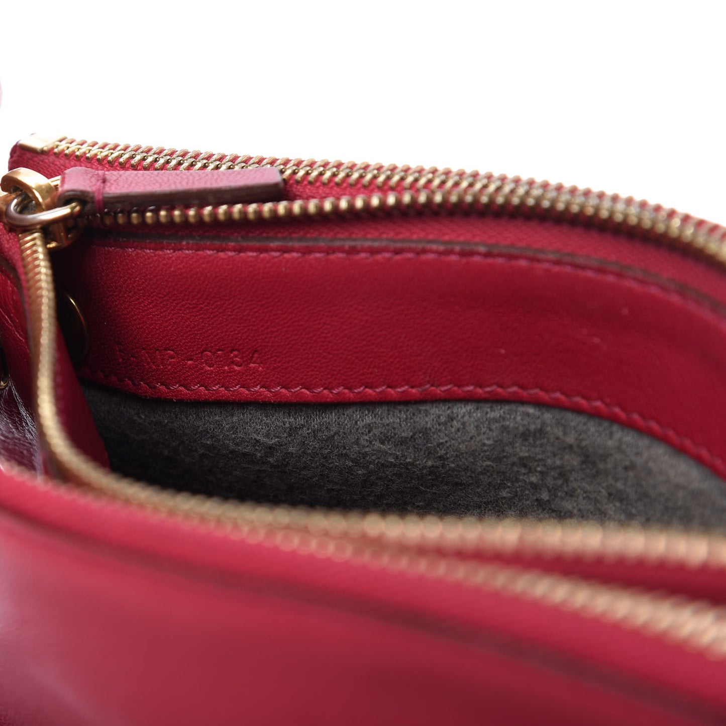 Lambskin Small Trio Crossbody Bag Fuchsia