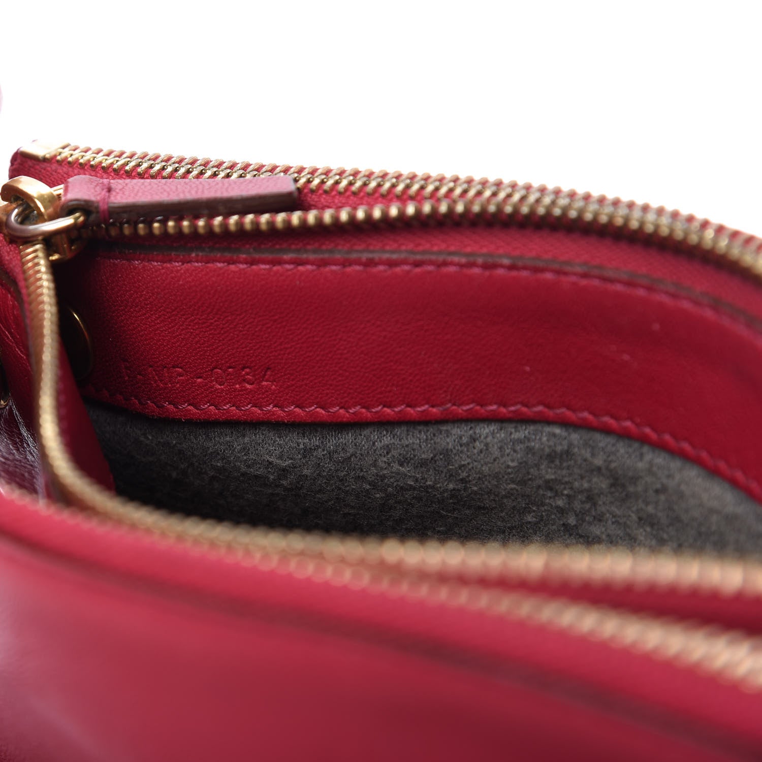Celine Lambskin Small Trio Crossbody Bag Fuchsia 11 of 13