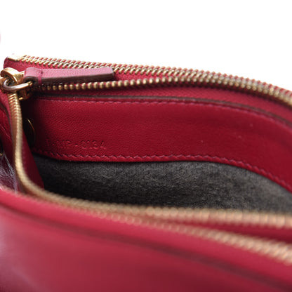 Celine Lambskin Small Trio Crossbody Bag Fuchsia 11 of 13
