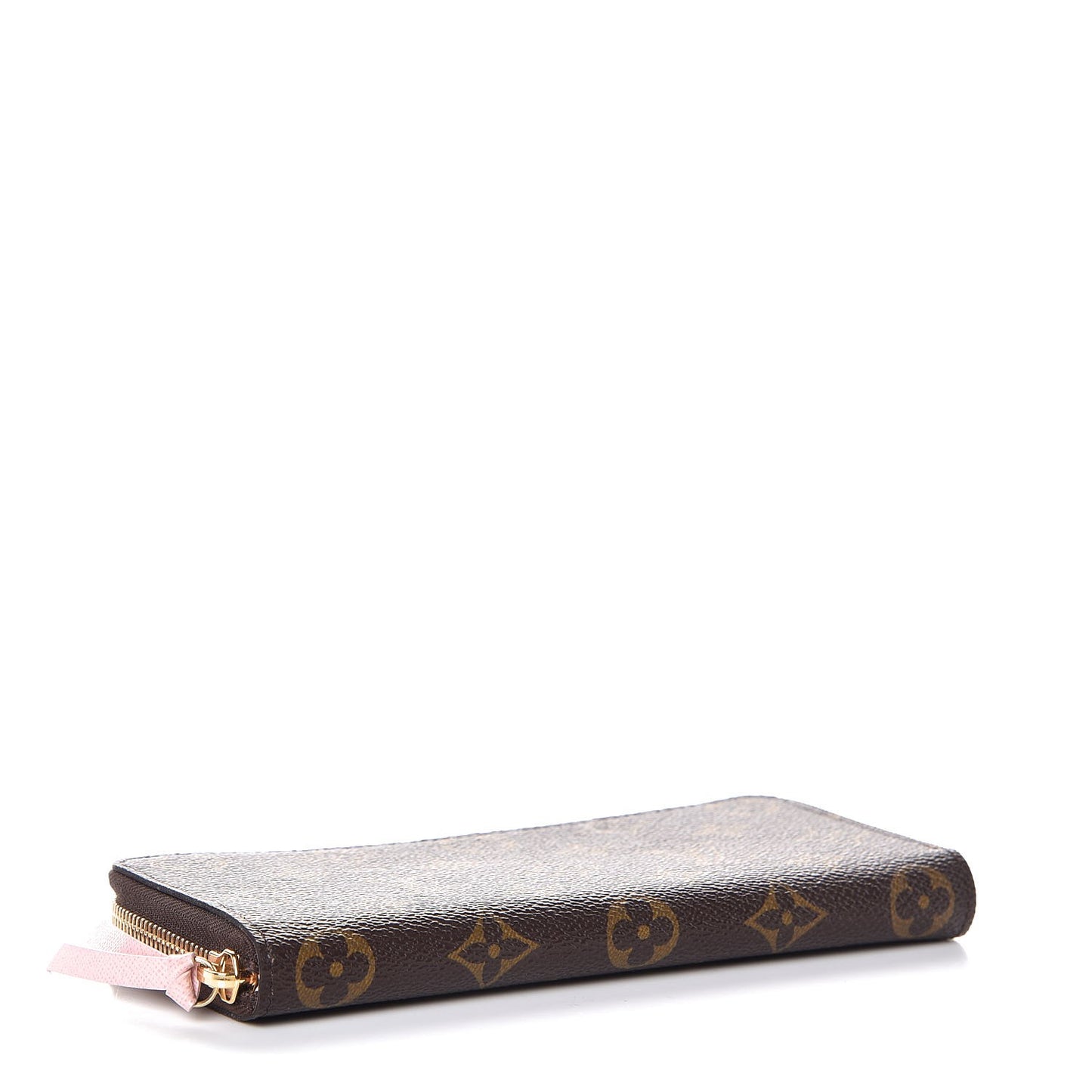 Monogram Clemence Wallet Rose Ballerine