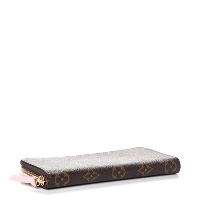 Louis Vuitton Monogram Clemence Wallet Rose Ballerine 4 of 7