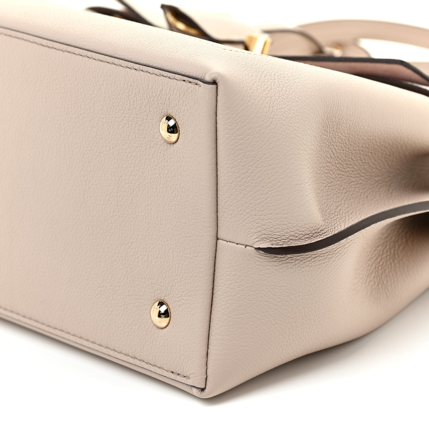 Soft Calfskin Lockme Ever MM Greige
