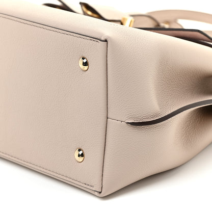 Louis Vuitton Soft Calfskin Lockme Ever MM Greige 9 of 9