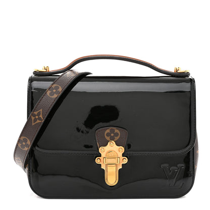 Louis Vuitton Patent Calfskin Monogram Cherrywood BB Black 1 of 11