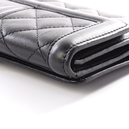 Burberry Calfskin Quilted Continental Wallet Black 9 of 12