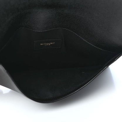 Saint Laurent Grain De Poudre Uptown Pouch Black 5 of 7