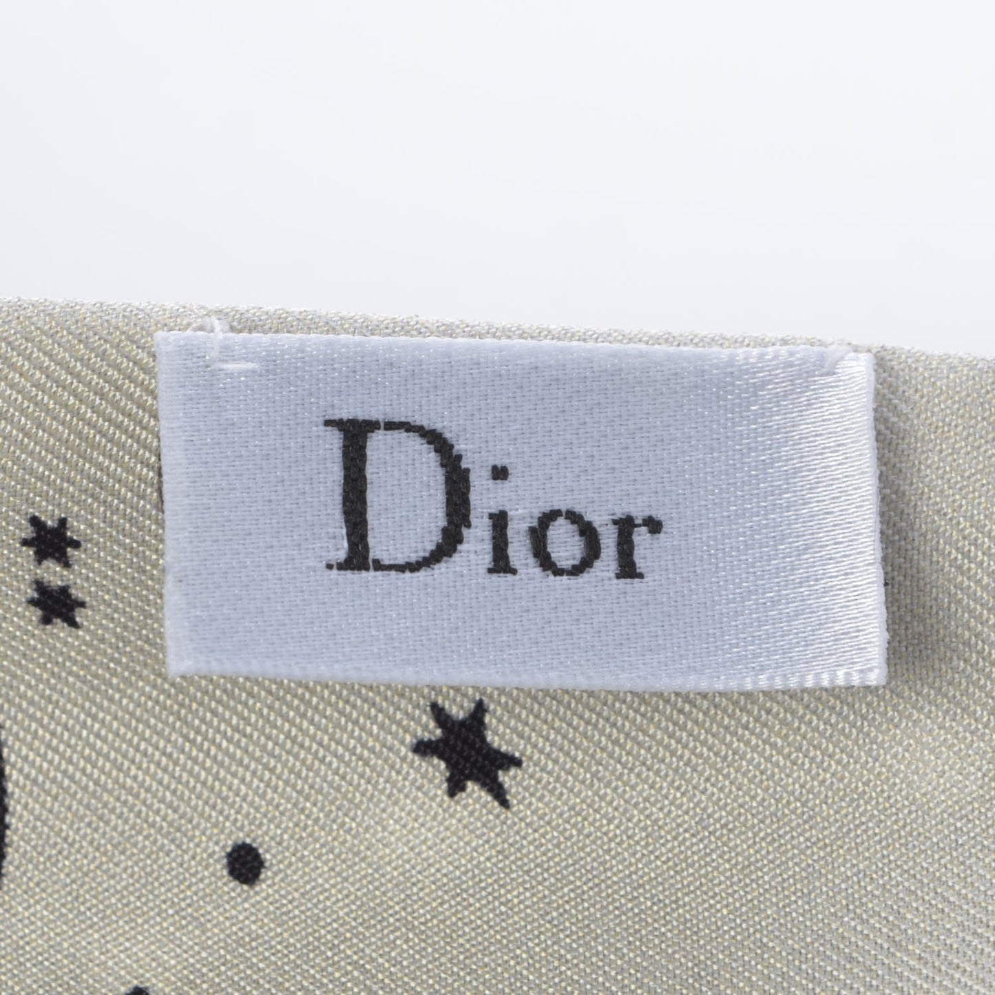 Silk Zodiac Virgo Mitzah Scarf Black