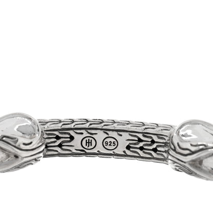 John Hardy Sterling Silver Diamond Asli Classic Chain Link ID Bracelet 3 of 3