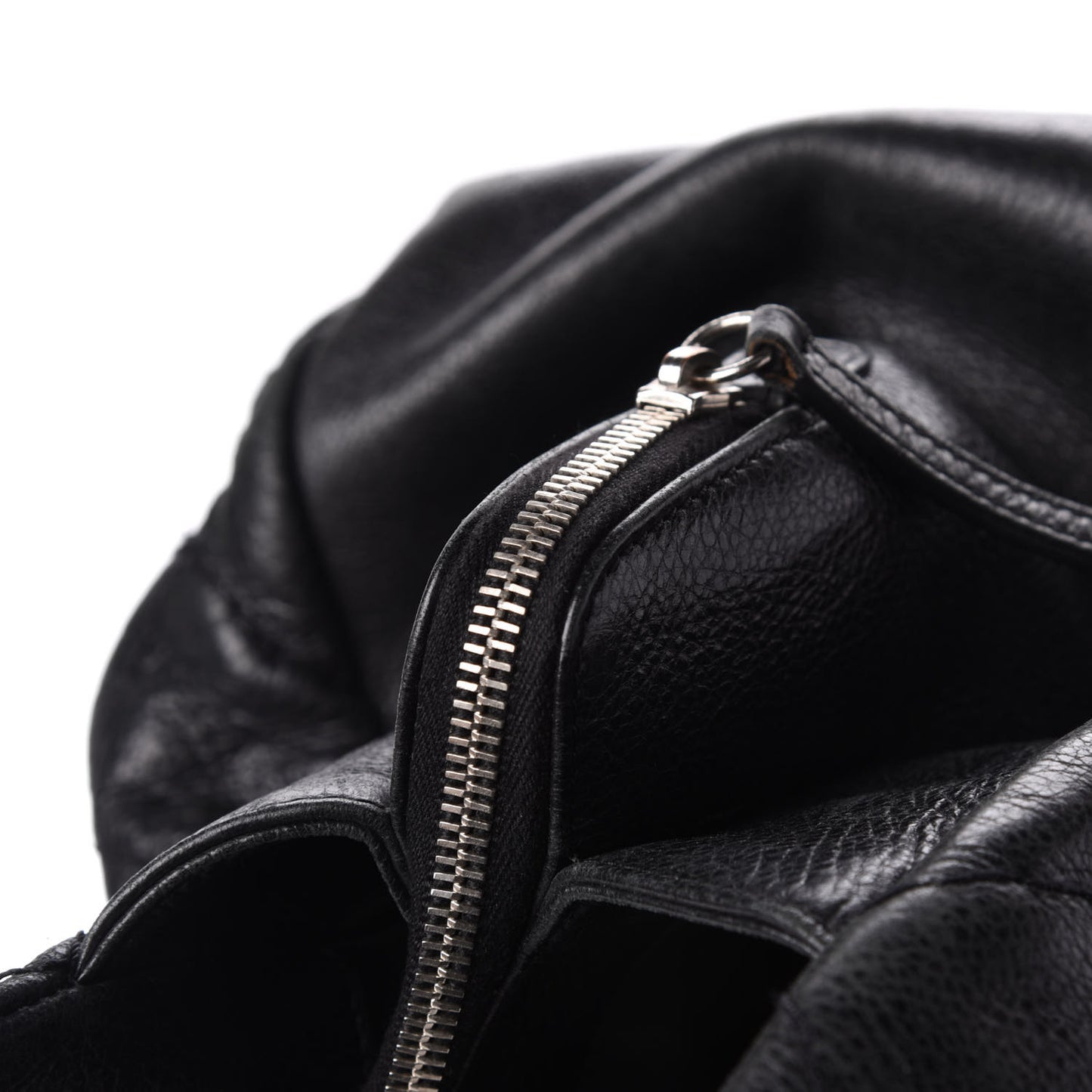 Glazed Calfskin Diamond Stitched XL On The Road Zip Tote Black