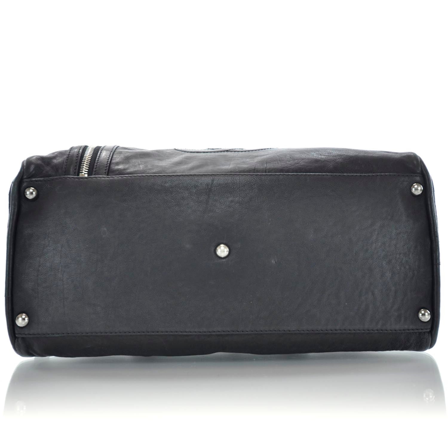 Chanel Calfskin Large Bowler Black 6 of 9