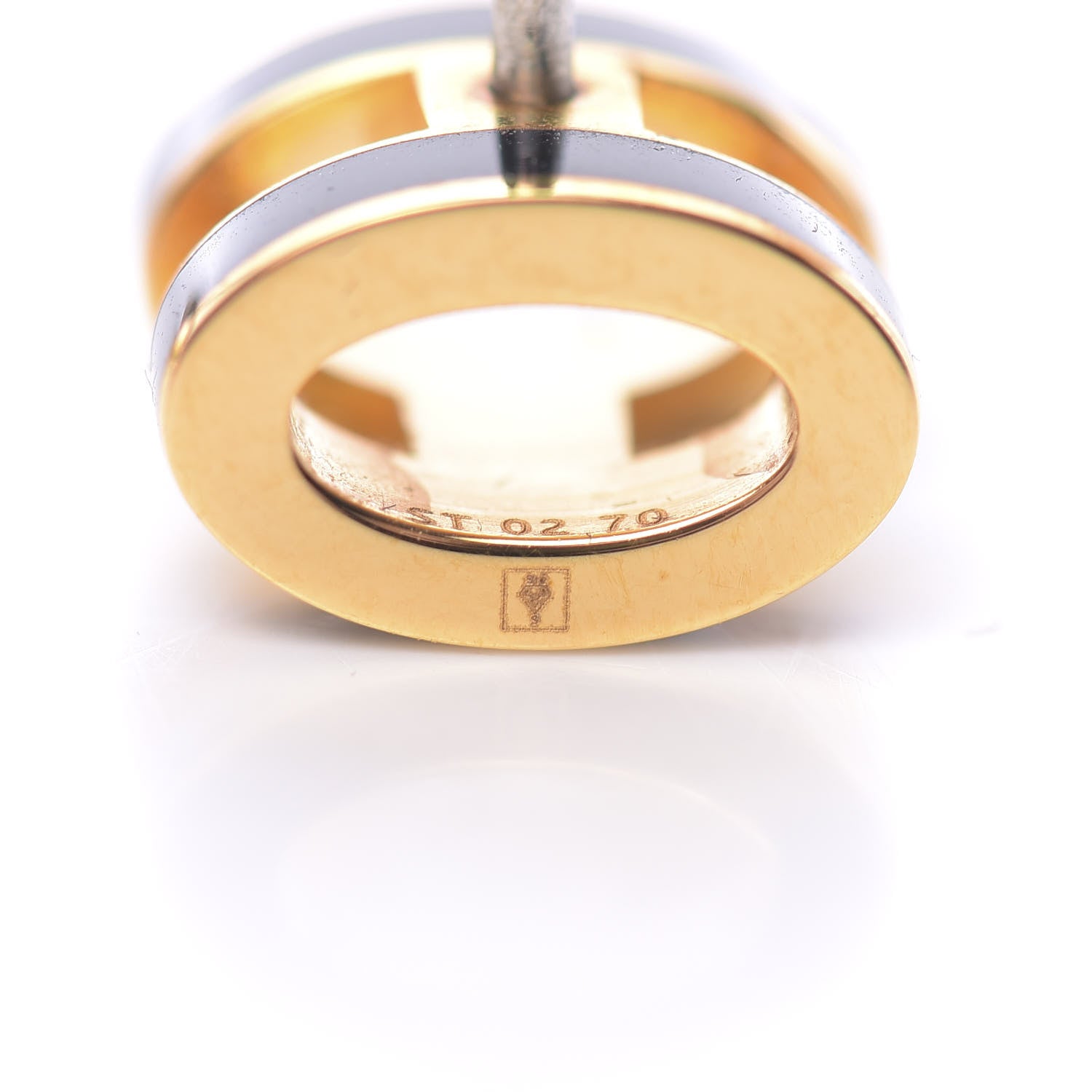 Hermes Gold Lacquered Pop H Earrings Black 4 of 7