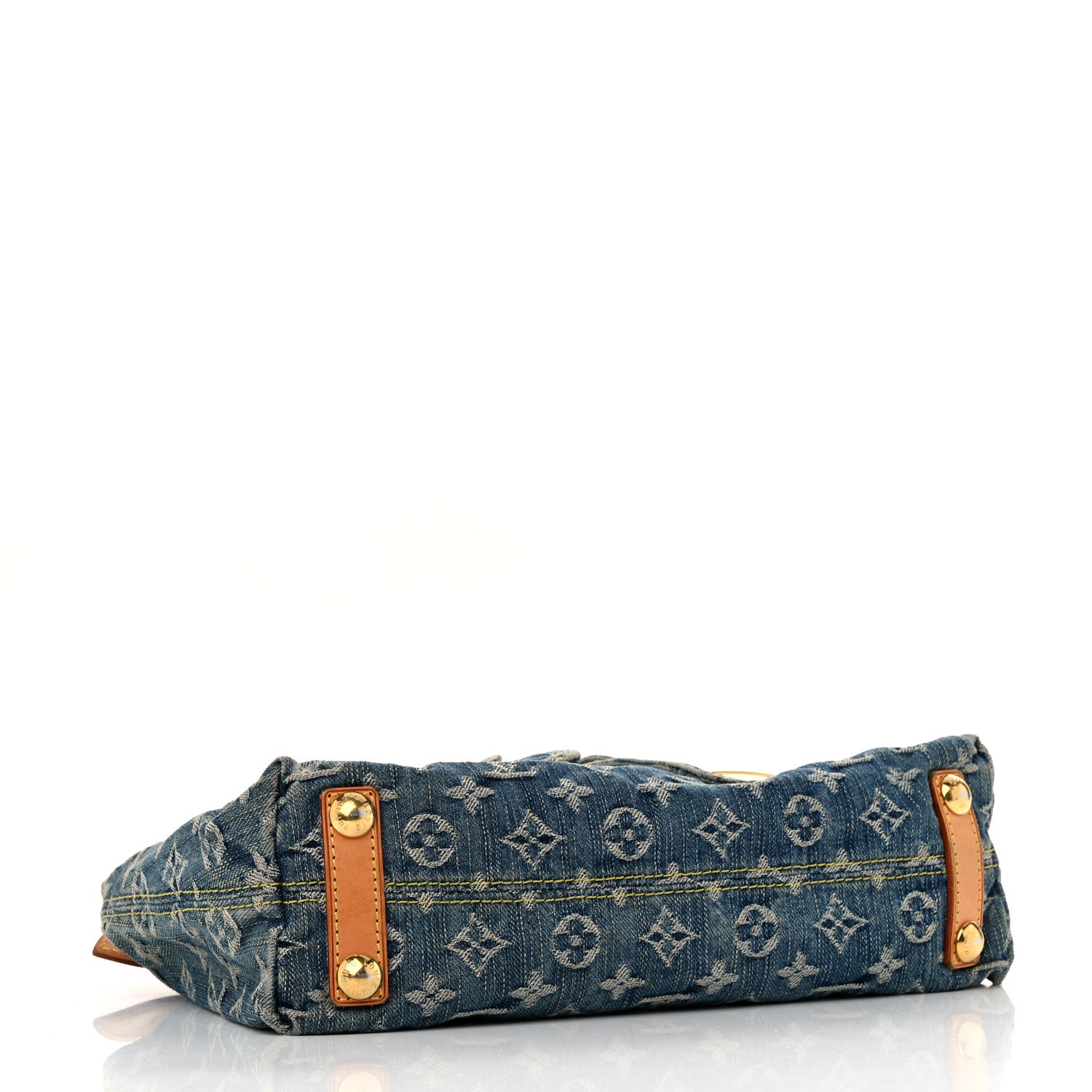 Louis Vuitton Monogram Denim Baggy PM Blue 4 of 11